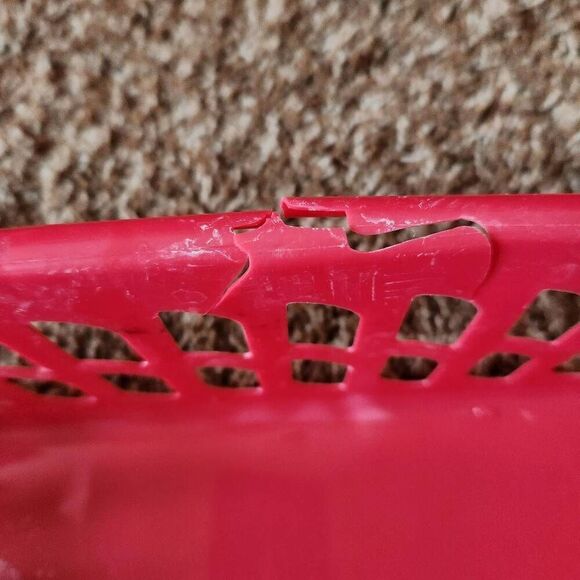 Red tray picnic parnier basket bundle of 3 - Picture 5 of 8